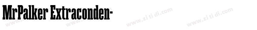 MrPalker Extraconden字体转换